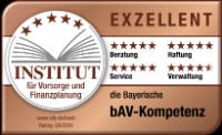 die Bayerische IVFP Rating bAV-Kompetenz "Exzellent"